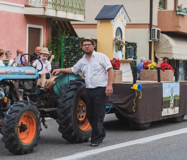 Sfilata storica squadra Falzé