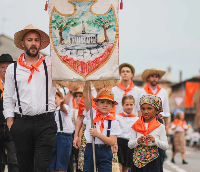 Sfilata storica squadra La Piazza
